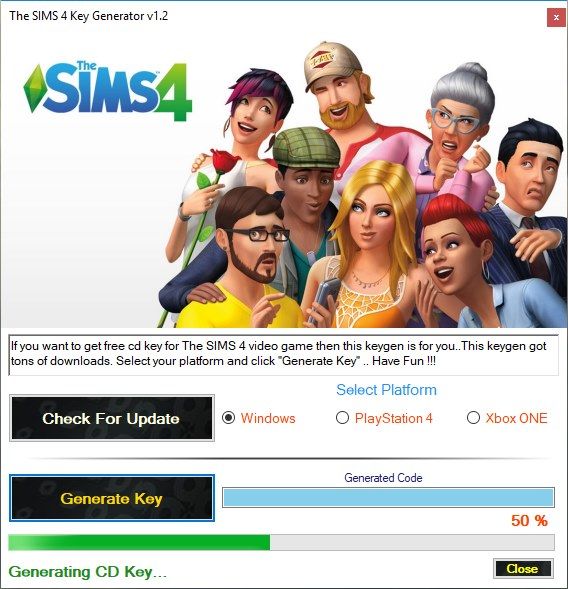 Sims 4 Key Generator Online No Survey